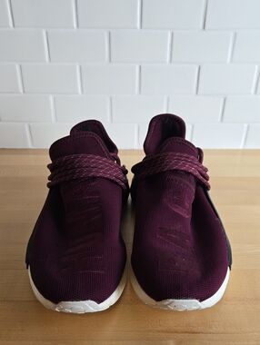 Adidas NMD R1 Pharrell Hu Burgandy/Maroon Size 8